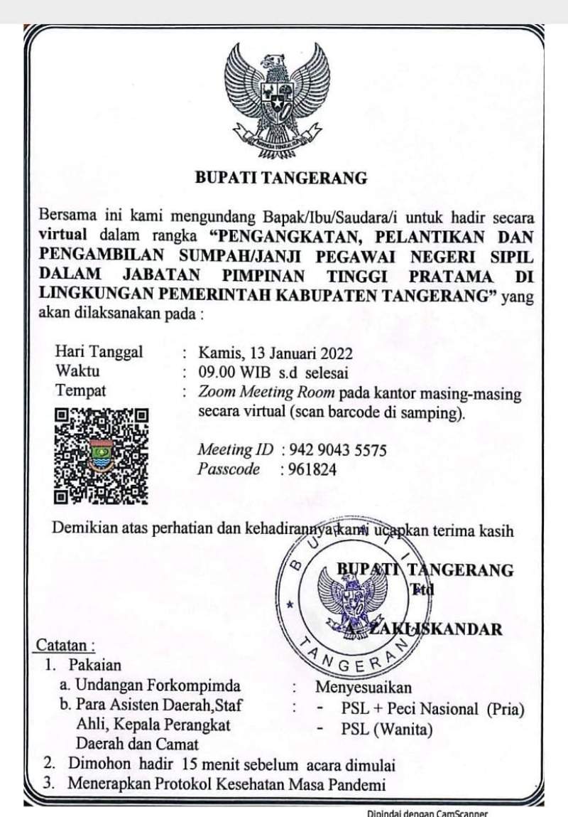 Besok, Zaki Akan Mutasi Jabatan Eselon II Setingkat Kepala Dinas