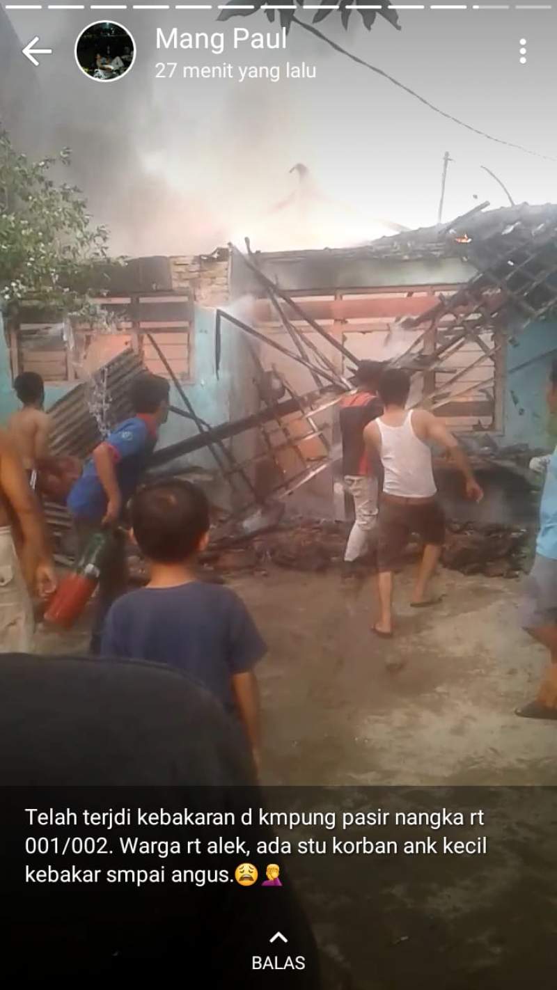 Diduga Bermain Korek Api, Bocah di Pasir Nangka Tewas Terpanggang