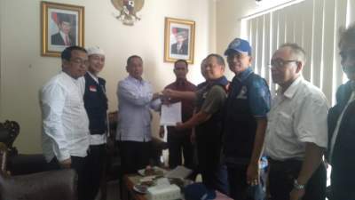 Eks Napi Korupsi, Perkumpulan Urang Banten Datangi KPU Banten Nyatakan Sikap Keprihatinan