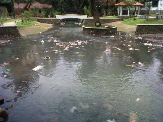 Ratusan Sampah Menumpuk di Taman Ayodia 2