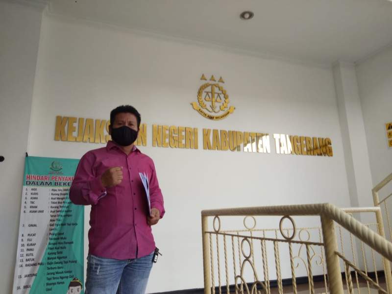 LSM Laporkan Oknum Pendamping PKH Dan TKSK Ke Kejaksaan Tigaraksa