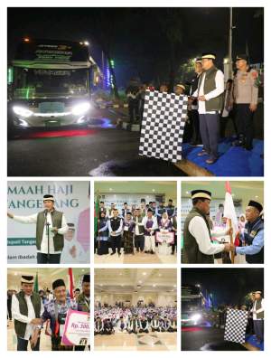 Bupati Tangerang Lepas 393 Calon Jemaah Haji