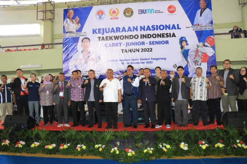 Sekda Hadiri Pembukaan Kejurnas Taekwondo