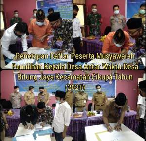 Meninggal Dunia, Kades Bitung Jaya  di PAW