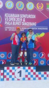 Turnamen Internasional, Atlit Sepatu Roda Cilik Asal Tangerang Sabet Medali Emas