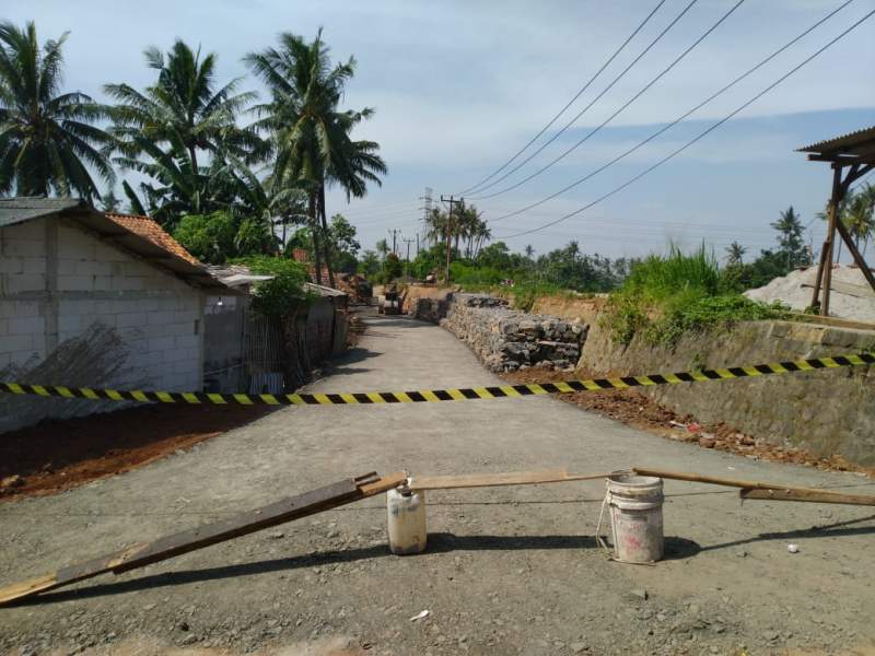 Akibat Longsor, Dinas Bina Marga Bangun Jalan Alternatif di Tanjung Burung