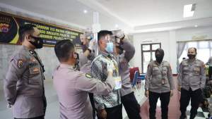 Polres Cilegon Gelar  Tes Rikmin Penerimaan Polri TA. 2021