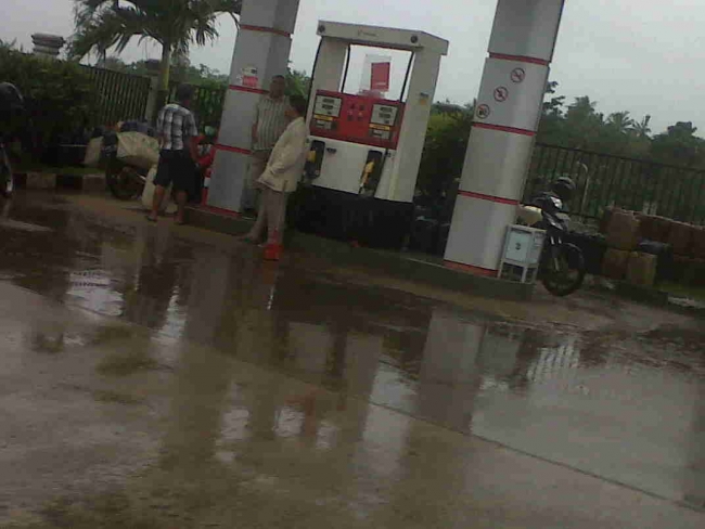 Tampak SPBU di wilayah Palima Serang