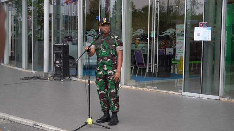 Dandim 0510 Tigaraksa Pimpin Apel Gabungan Pengamanan VVIP
