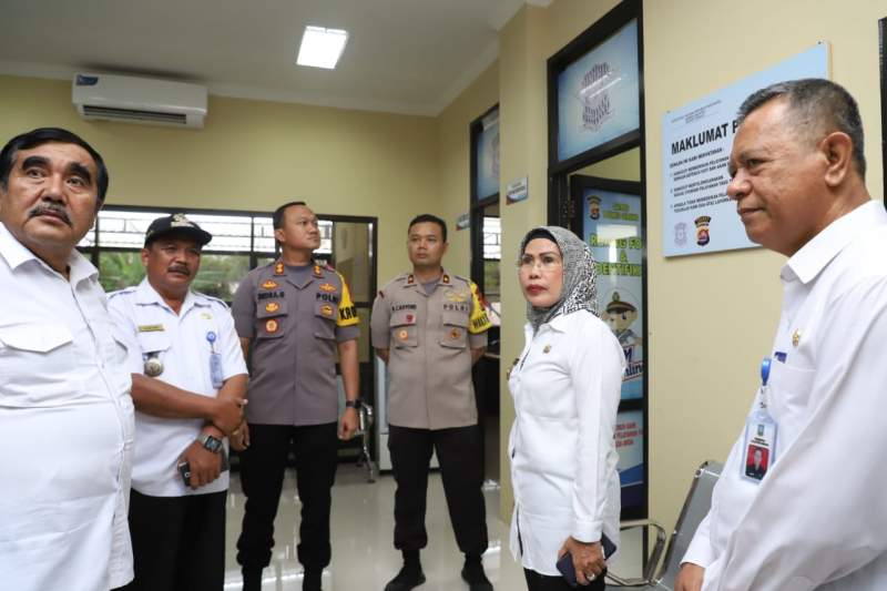 Pelayanan Optimal, Bupati Serang Tinjau Mapolres Serang Baru