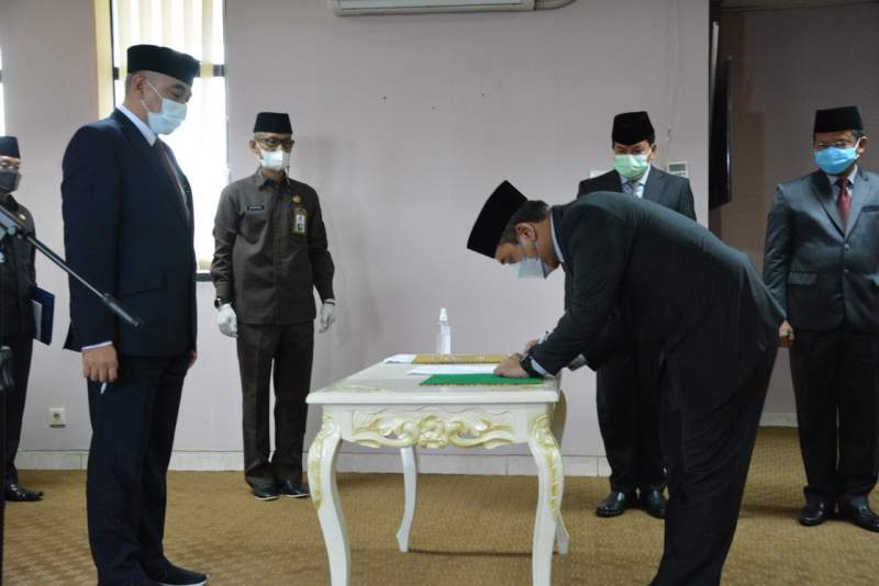 Zaki Kembali Lantik Dua Pejabat Eselon II