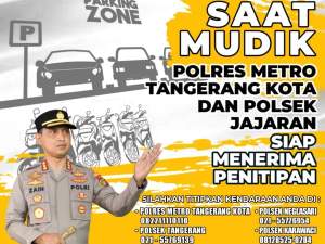 Polrestro Tangerang Kota Buka Layanan Titip Kendaraan Gratis