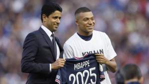 Kylian Mbappe. (Reuters)