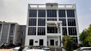 Kantor KPU Kota Tangsel.