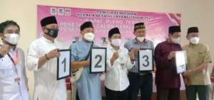 Panitia Pilkades Ketapang Menggelar Penetapan dan Nomor Urut Cakades