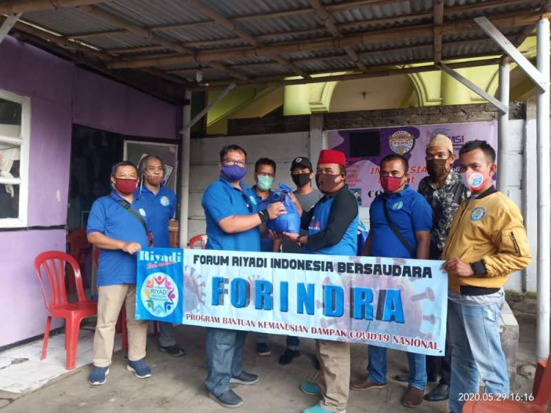 Forindra Salurkan Bantuan Untuk Jurnalis Kota Tangerang