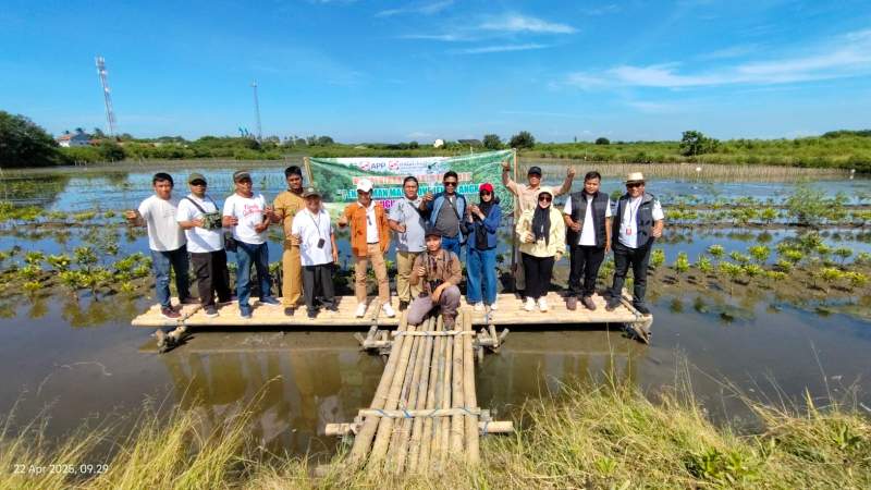 Hari Bumi 2025  IKPP Tangerang Sinergi dengan Pemkab  Tangerang Tanam Mangrove Jenis Langka