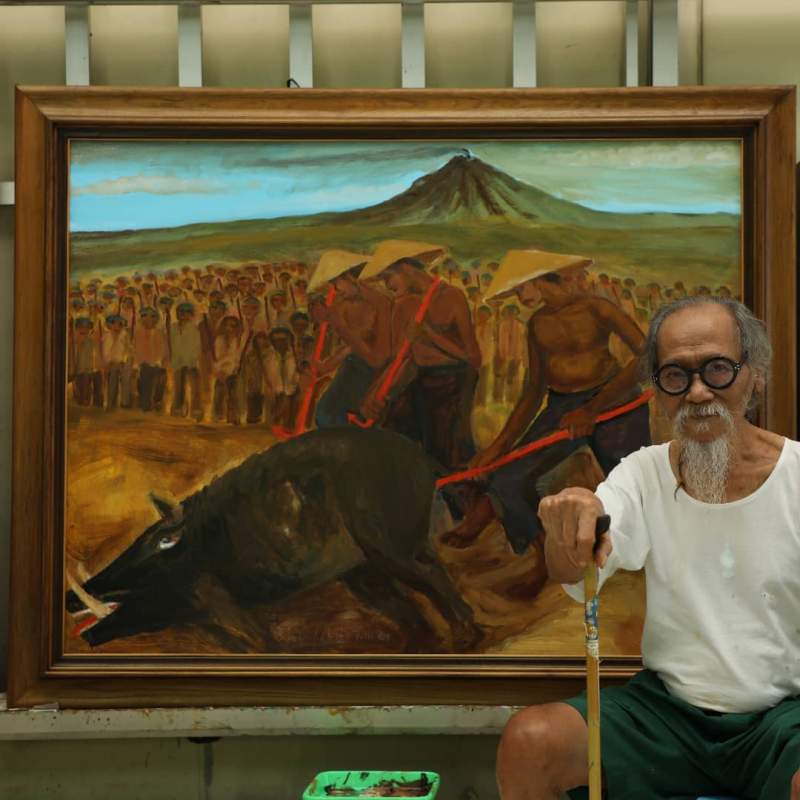 Seniman lukis Djoko Pekik.