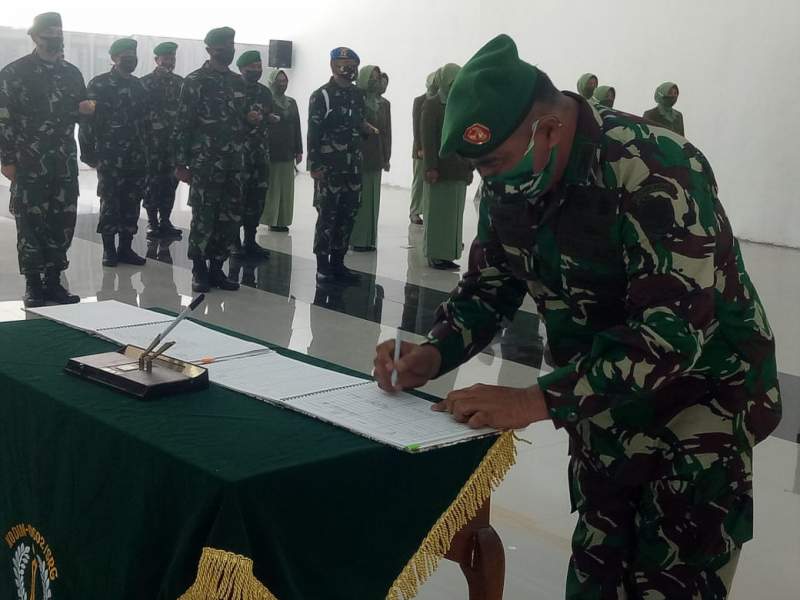 Sah, Kodim 0602/Serang Resmi Diganti