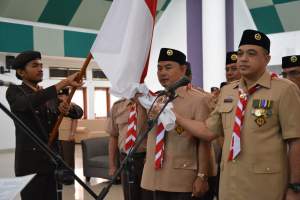 Zaki - Mad Romli Dilantik Jadi Pengurus Pramuka Kabupaten Tangerang