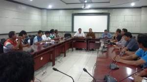 Komisi IV dan Organda Kota Tangerang saat hearing soal kebijakan transportasi online.