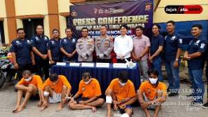 Lima Begal di Panongan Dibekuk Polisi