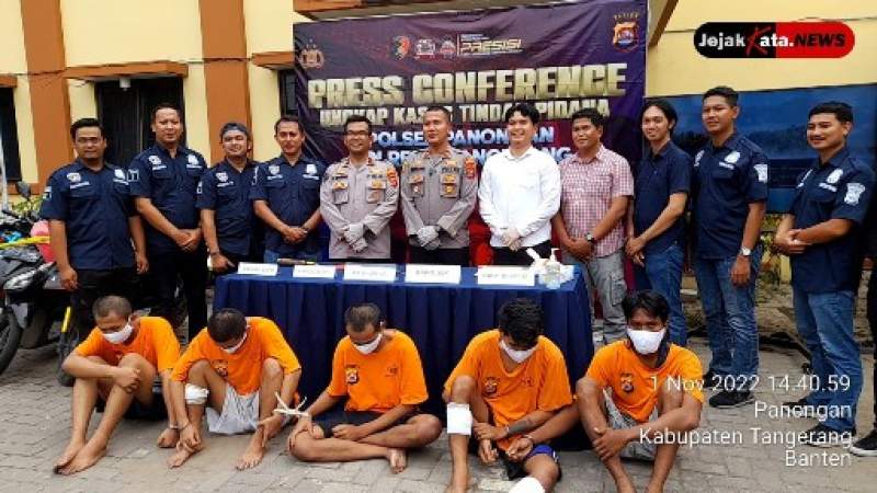 Lima Begal di Panongan Dibekuk Polisi