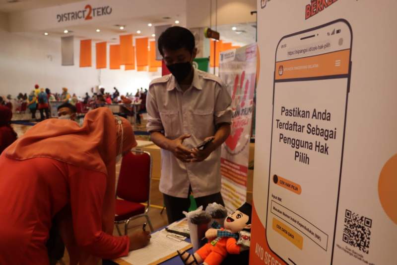 Posko Pelayanan Pemutakhiran Data Pemilih Berkelanjutan.