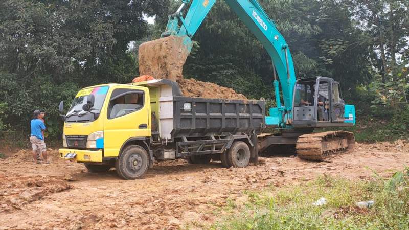 Galian Tanah di Desa Buniayu kembali Beroperasi