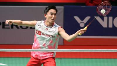 Pebulu Tangkis Jepang Kento Momota Putuskan Gantung Raket