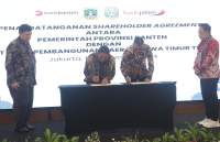 Bank Banten Lakukan Penandatanganan SHA dengan Bank Jatim