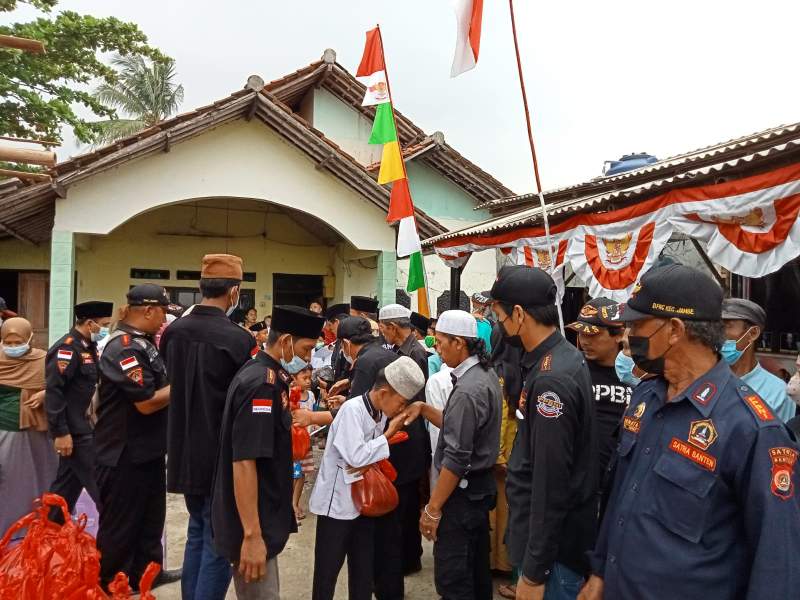 Ormas PPBNI Jambe Gelar Santunan Yatim Piatu