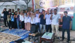 PAC Gerindra Kecamatan Ciwandan Gelar Nobar Debat Publik