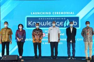 Dampingi Mentri Komunikasi, Zaki Hadiri Ground Breaking Digital Knowledge BSD