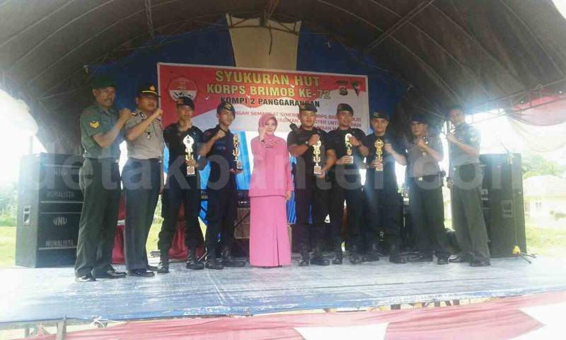 Kompi 2 Panggarangan Gelar HUT Brimob Ke-72