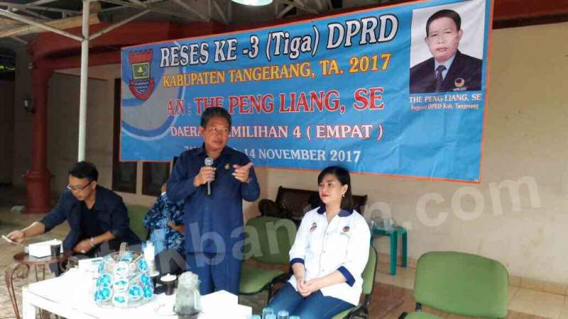 Serap Aspirasi Warga, Anggota Dewan The Peng Liang Gelar Reses
