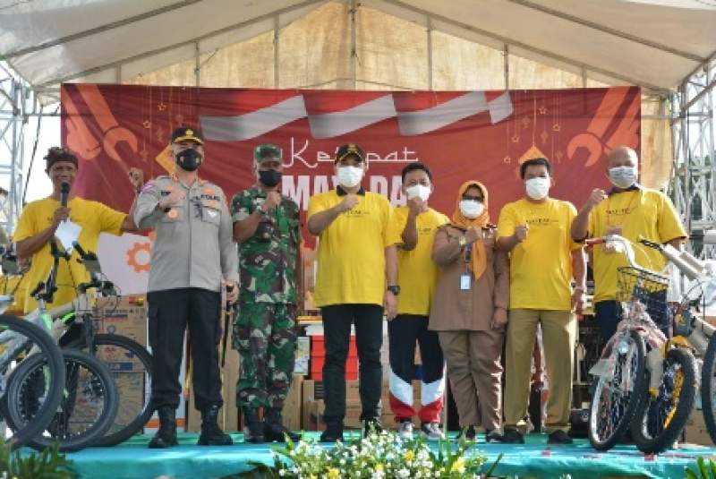 Bupati dan Kapolresta Tangerang Hadiri Peringatan Hari Buruh Internasional