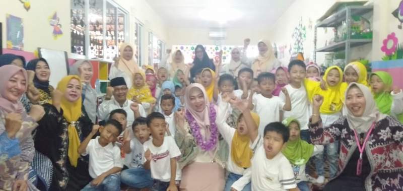 Bunda Paud Kota Tangerang, Kunjungi TK El Rahman Cipadu Jaya