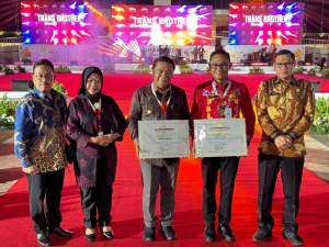 Kanwil Kemenkumham Banten dan Pemerintah Provinsi Banten Raih Prestasi di Peringatan Hari HAM ke-75