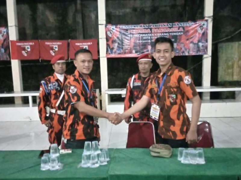 Terpilih Secara Demokrasi, Heri Gunawan Pimpin PAC Pemuda Pancasila Kecamatan Karang Tengah