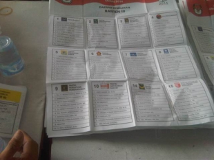 Bahaya, Banyak Blangko Surat Suara Kosong