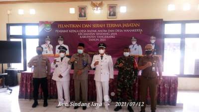 Rudi HK, Resmi Jabat PJS Kades Badak Anom