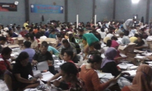 KPU Depok Pindahkan Lokasi Pelipatan Surat Suara